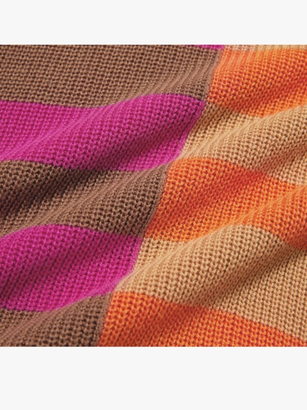 Wenrine Striped Maxi Sweater Dress in Pink & Orange - Picture 5 of 9